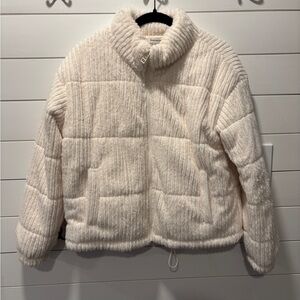 Francesca's Cream Teddy Jacket